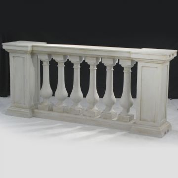 Balustrade with 2 Pedestals
